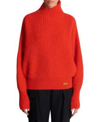 Mohair Knit Jumper with Collar Detail by BALMAIN