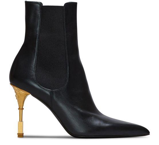 Moneta leather ankle boots by BALMAIN