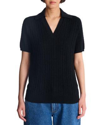 Monogram Knit Polo by BALMAIN