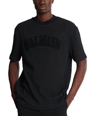 Monogram Print Logo Tee by BALMAIN