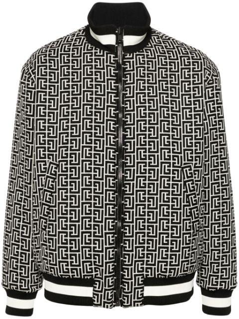 Monogram reversible bomber jacket by BALMAIN