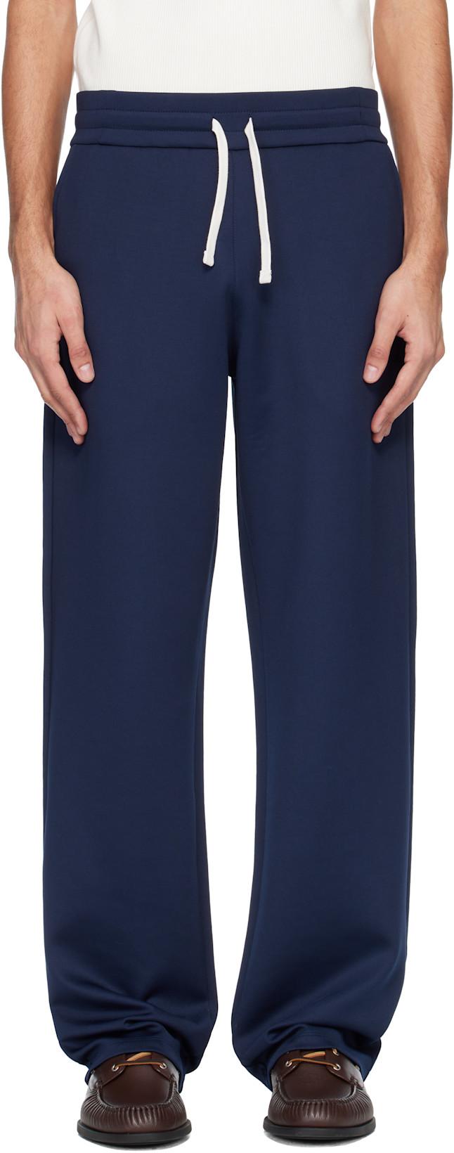 Navy Signature Sweatpants by BALMAIN