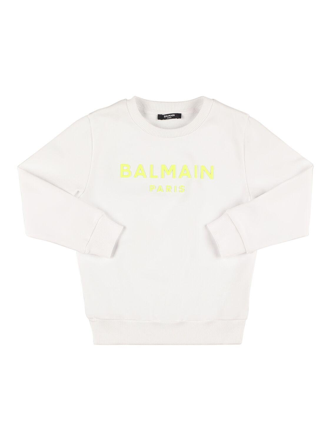 Organic Cotton Sweatshirt by BALMAIN