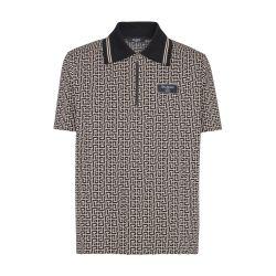 PB Labyrinth jacquard polo shirt by BALMAIN