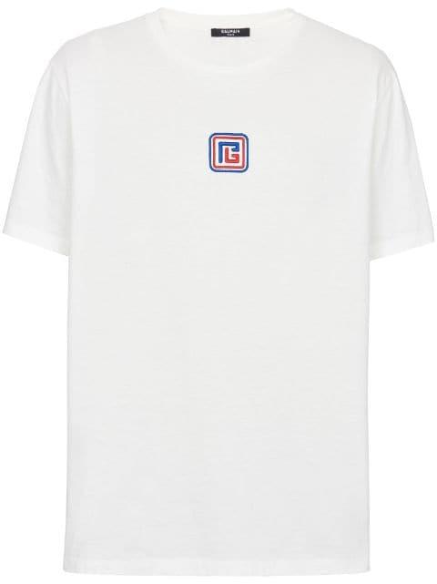PB crew-neck T-shirt by BALMAIN