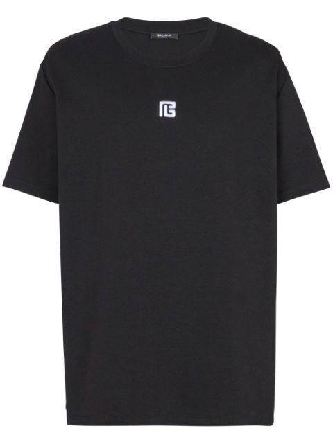 PB embroidered T-shirt by BALMAIN