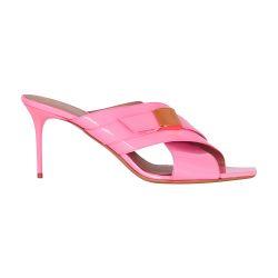 Patent leather Uma mules by BALMAIN