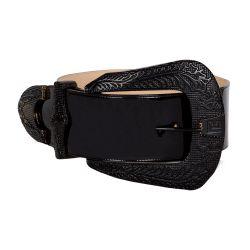 Patent leather Western belt by BALMAIN