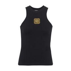 Pb retro embroidered tank top by BALMAIN