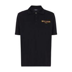 Polo shirt with logo by BALMAIN