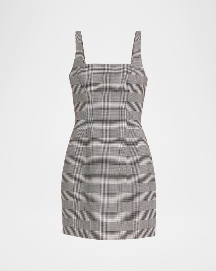 Prince of Wales Sleeveless Mini Dress by BALMAIN