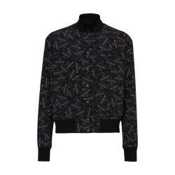 Printed Balmain label bomber jacket by BALMAIN