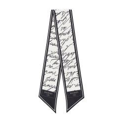 Printed silk love letter bandana by BALMAIN