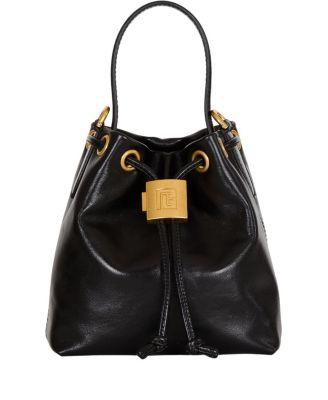 Pulse Bucket Bag in Smooth Leather by BALMAIN