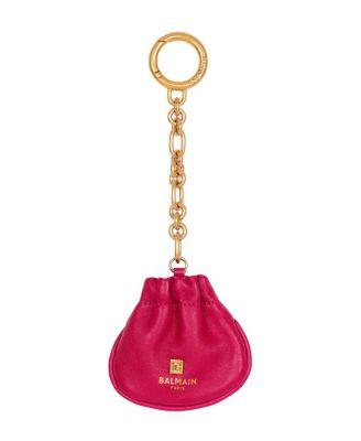 Pulse Leather Key Ring by BALMAIN