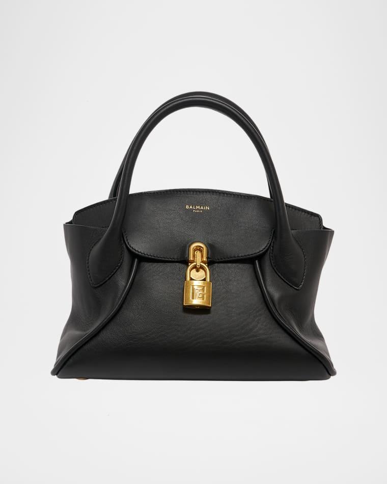 Pulse Leather Top-Handle Bag by BALMAIN