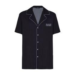 Pyjama Shirt With 9 Planets Print by BALMAIN