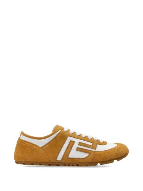 Racer 45 suede-panel sneakers by BALMAIN
