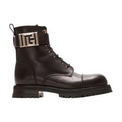 Rangers Charlie Leather Booties by BALMAIN