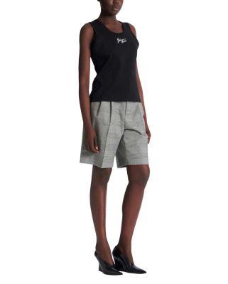 Relaxed Tank Top With Paris Brush Print by BALMAIN