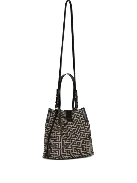 Release jacquard bucket bag by BALMAIN
