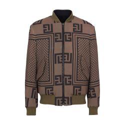 Reversible Mini Monogram Bomber Jacket by BALMAIN