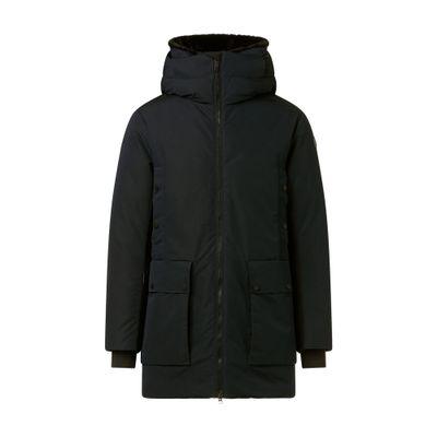 Reversible bomber jacket with monogrammed scarf by BALMAIN