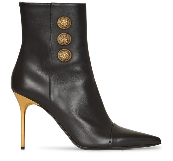 Roni lather ankle boots by BALMAIN
