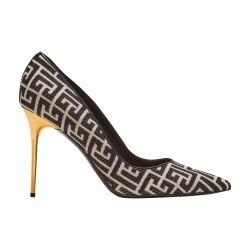 Ruby pumps in monogram jacquard by BALMAIN