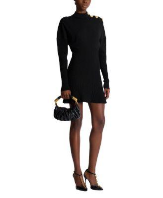 Short Flared Knit Dress by BALMAIN