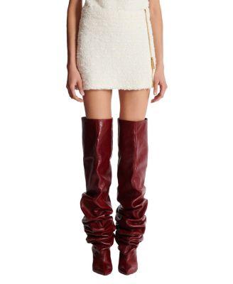 Short Zipped Tweed Skirt by BALMAIN