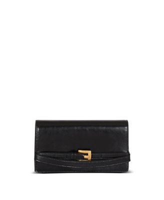 Shuffle Calfskin Wallet with Chain by BALMAIN