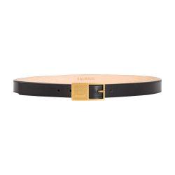 Signature fine calfskin belt by BALMAIN