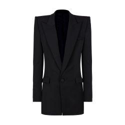 Single-breasted jacket with epaulets by BALMAIN