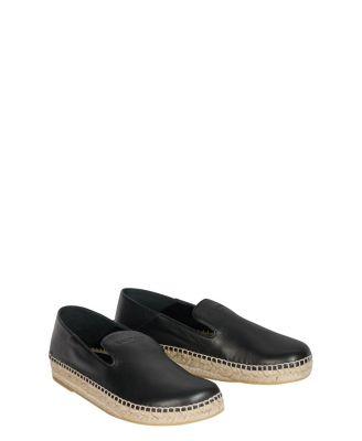 Smooth Leather Espadrilles by BALMAIN