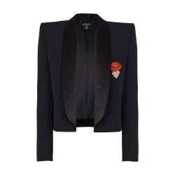 Spencer embroidered patch jacket by BALMAIN