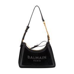 Suede B-Army shoulder bag by BALMAIN