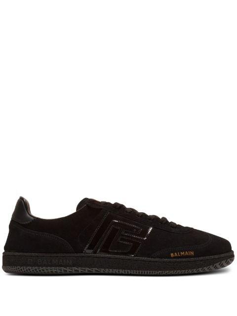 Swan suede sneakers by BALMAIN