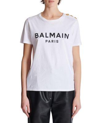 T-Shirt with Paris Print by BALMAIN