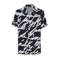 Twill pyjama shirt with love letter print by BALMAIN