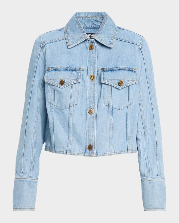 Two-Pocket Denim Jacket by BALMAIN