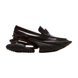Unicorn Main Lab Glossed Leather Loafers by BALMAIN