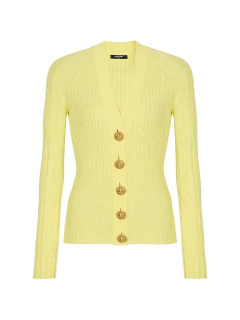 V-neck buttoned cardigan by BALMAIN