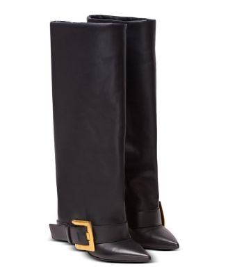 Women's Anthem Calfskin Leather Boots by BALMAIN