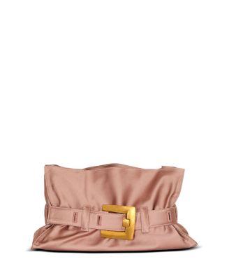 Women's Satin Anthem Shoulder Bag by BALMAIN