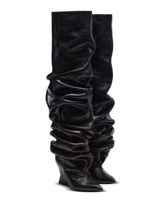 Women's Wedge Thigh-High Boots by BALMAIN