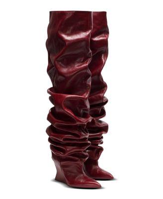 Women's Wedge Thigh-High Boots by BALMAIN