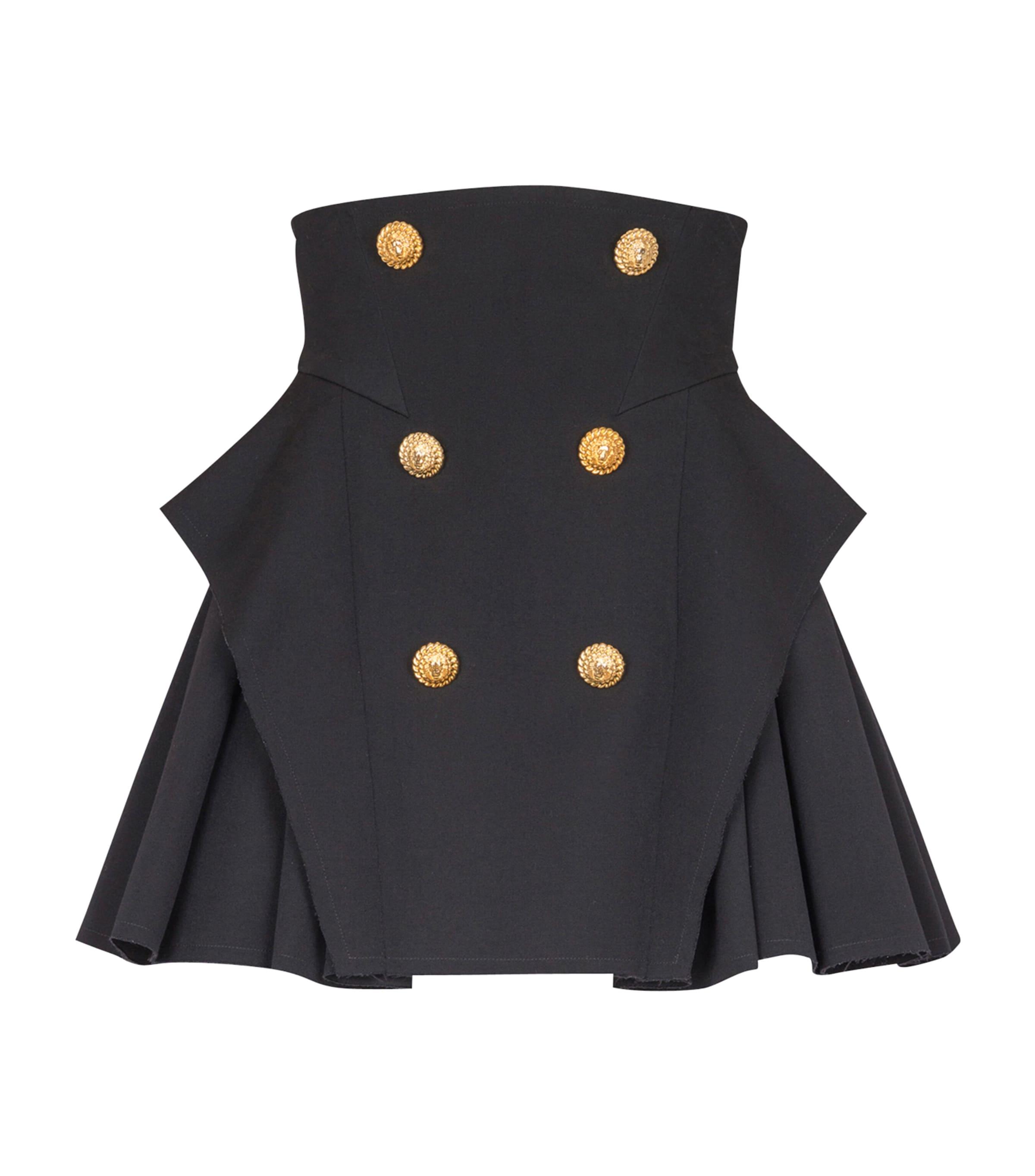 Wool Mini Skirt by BALMAIN