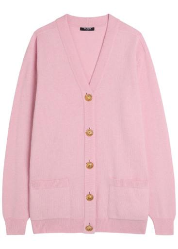 Wool and cashmere-blend cardigan by BALMAIN