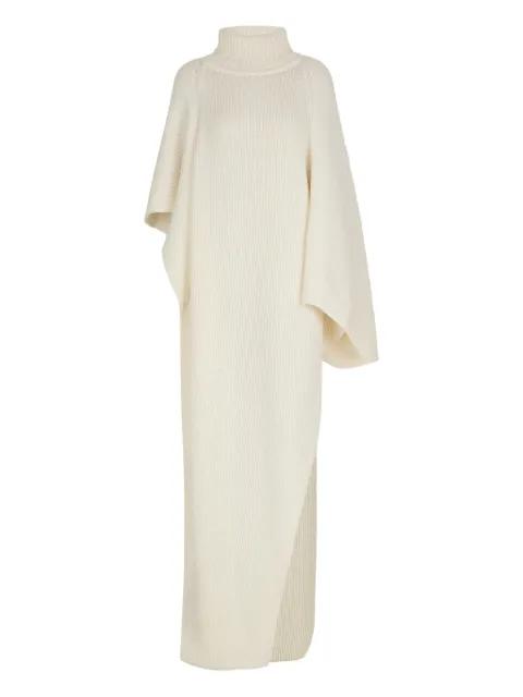 asymmetric knitted cape by BALMAIN